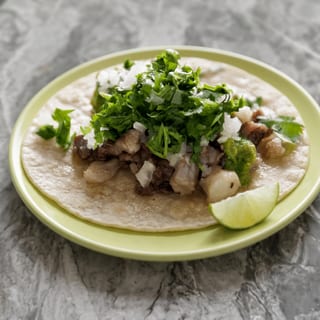 Tacos de Cabeza (Beef Head Tacos)