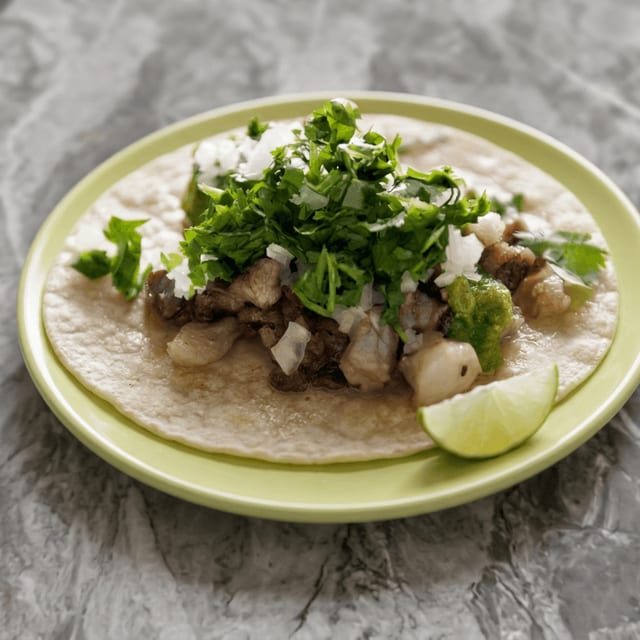 Tacos de Cabeza (Beef Head Tacos).